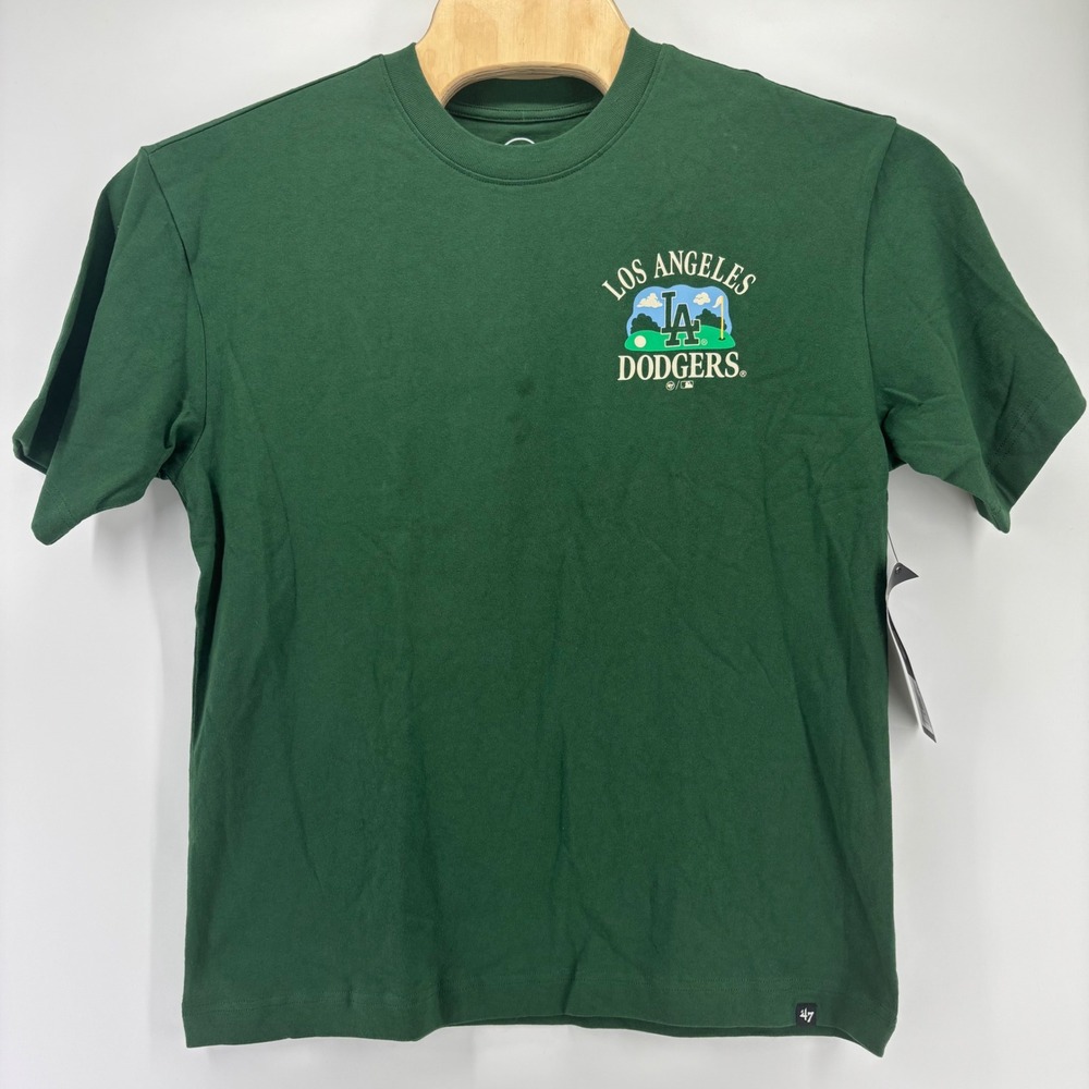'47 Brand LA Dodgers T-Shirt Mens Medium Green Golf Graphic New  MLB Tee